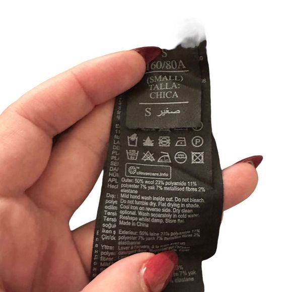 ALL SAINTS Sparkle Arta Wool Turtleneck Sweater NWT Sz Small - Picture 5 of 6